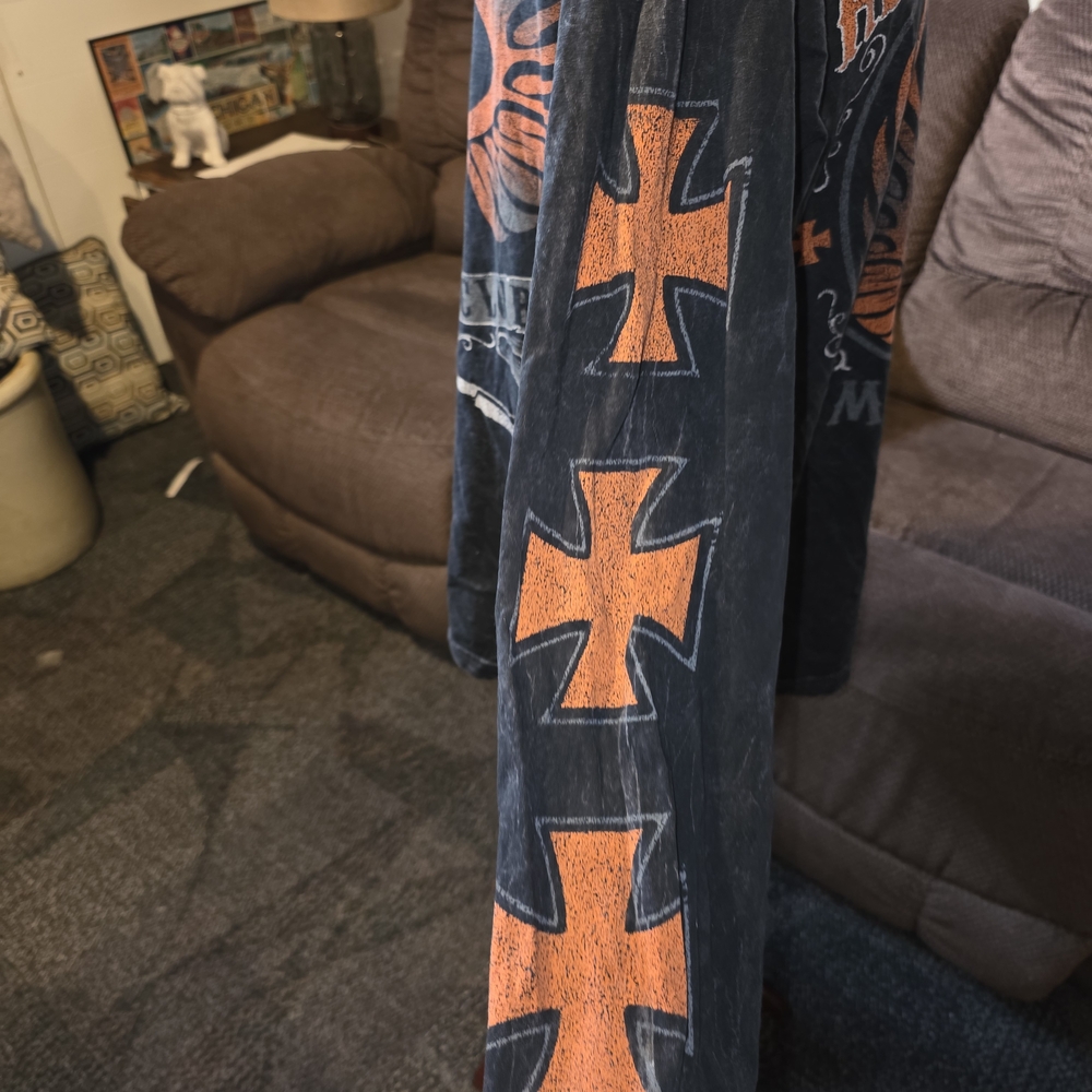 Rebels Black and Orange Long Sleeve Tee - Picture 3 of 6